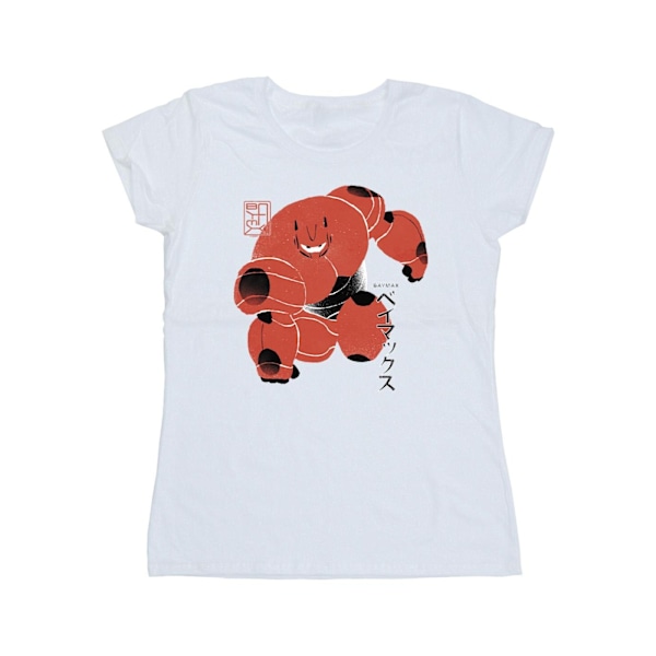 Disney Dam/Kvinnor Big Hero 6 Baymax Suite Pose Bomull T-Shir White M