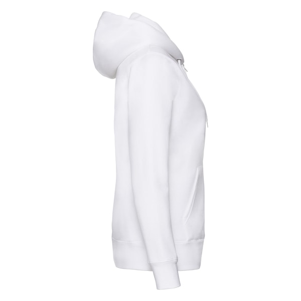 Fruit of the Loom Womens/Ladies Premium Hooded Lady Fit Hoodie White L