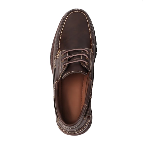 Where's That From Isaac Chunky Båtskor för Män 9 UK Brun Brown 9 UK