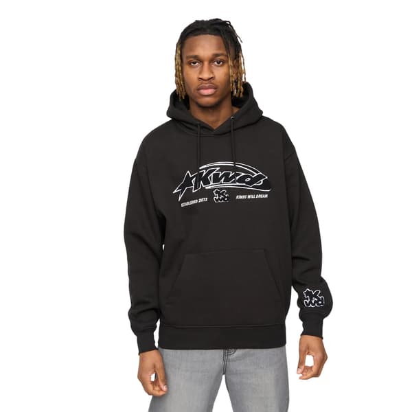 Kings Will Dream Herr Dashed Hoodie S Svart Black S