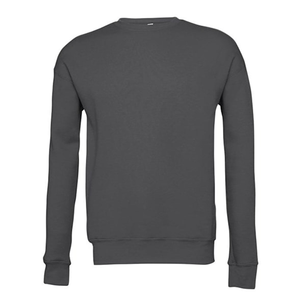 Bella + Canvas Unisex Vuxen Fleece Drop Shoulder Sweatshirt L A Asphalt L