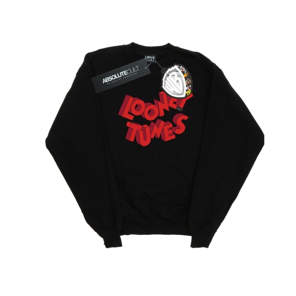 Looney Tunes Dam/Dam 3D Logotyp Sweatshirt L Svart Black L