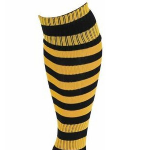 Precision Unisex Vuxen Pro Randiga Fotbollsstrumpor 7 UK-12 UK Bla Black/Amber Glow 7 UK-12 UK