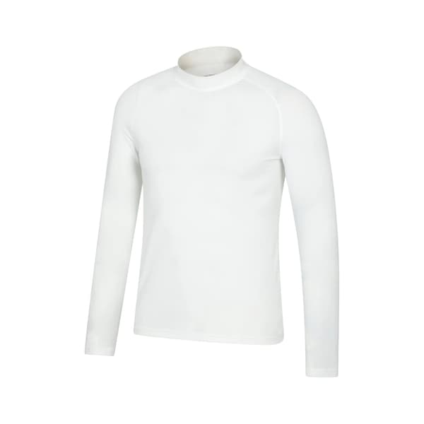 Mountain Warehouse Herr Enfärgad Långärmad Rashguard S Vit White S