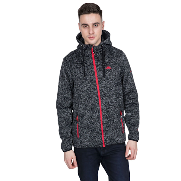 Trespass Odeno Fleecejacka Herr XS Svartmelerad Black Marl XS