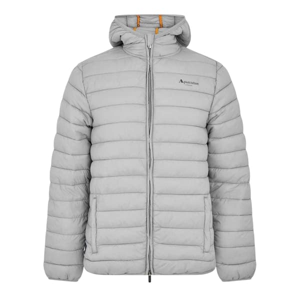 Aquascutum Herr Logotyp Pufferjacka S Grå Grey S