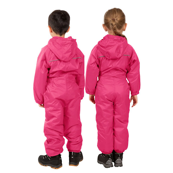 Trespass Kids Unisex Dripdrop Vadderad Vattentät Regnställ 2/3 År Gerbera 2/3 Years