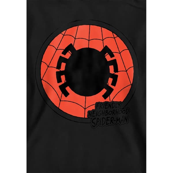 Spider-Man Barn/Barn Vänlig Kvartersmärke Tröja Black 7-8 Years