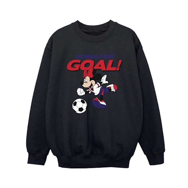 Disney Boys Minnie Mouse Going For Goal Sweatshirt 3-4 år Blå Black 3-4 Years