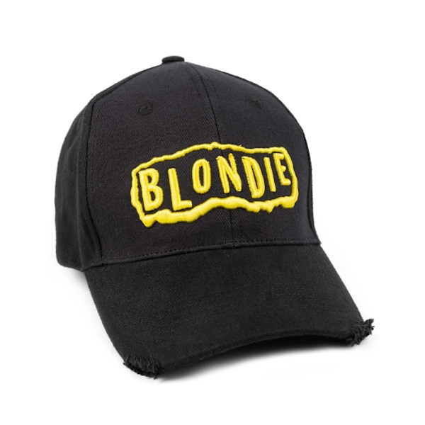 Blondie Unisex Vuxen Logo Cap En Storlek Svart/Gul Black/Yellow One Size