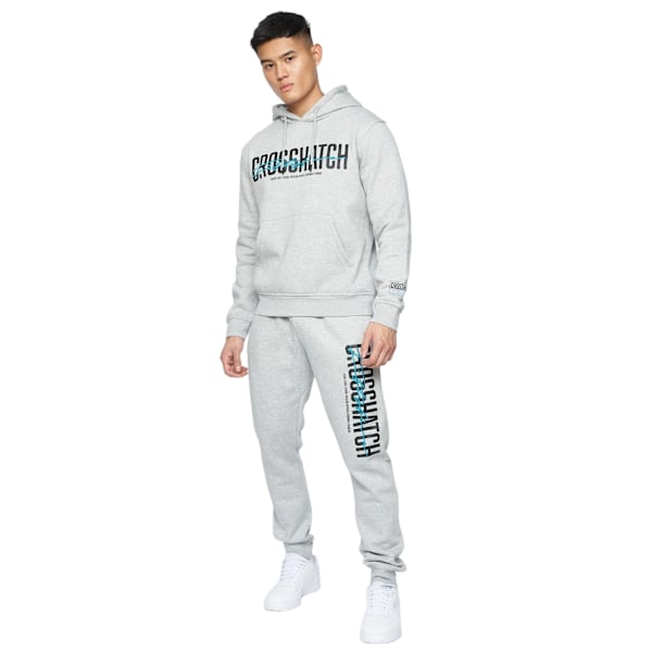 Crosshatch Mens Gooch Jogging Bottoms S Light Grey Marl Light Grey Marl S