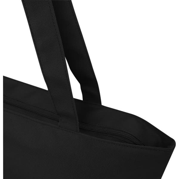 Panama Recycled Zipped 20L Tote Bag One Size Solid Black Solid Black One Size