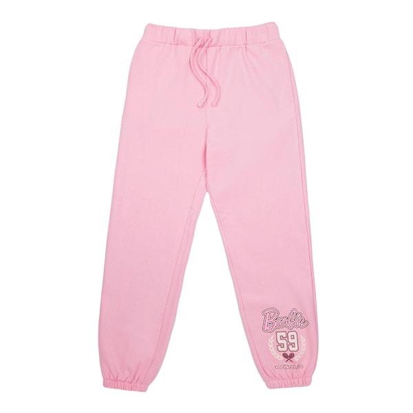 Barbie Dam/Kvinnor Malibu Tennis Club Logo Joggingbyxor L Pink L