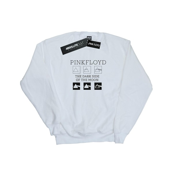 Pink Floyd Mens Pyramid Trio Sweatshirt XXL Vit White XXL