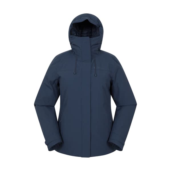 Mountain Warehouse Dam/Dam Mallory Kort Vattentät Vadderad Blue 22 UK