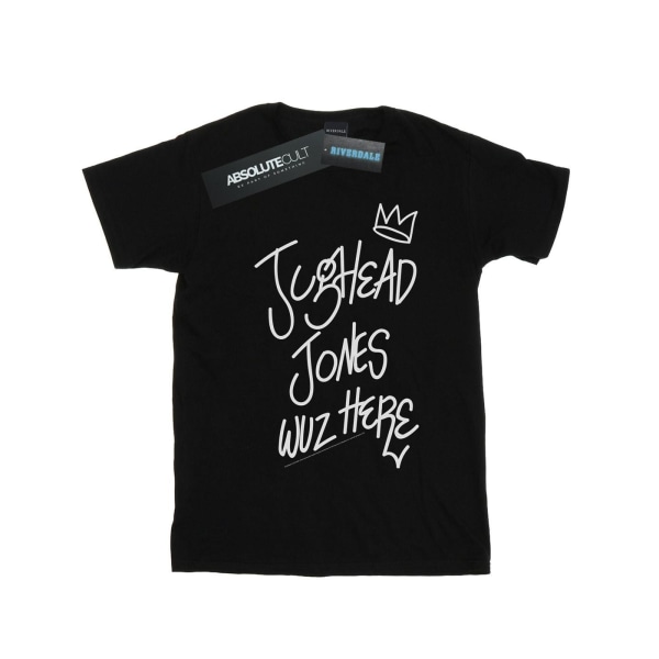 Riverdale Mens Jughead Wuz Here T-Shirt 3XL Svart Black 3XL