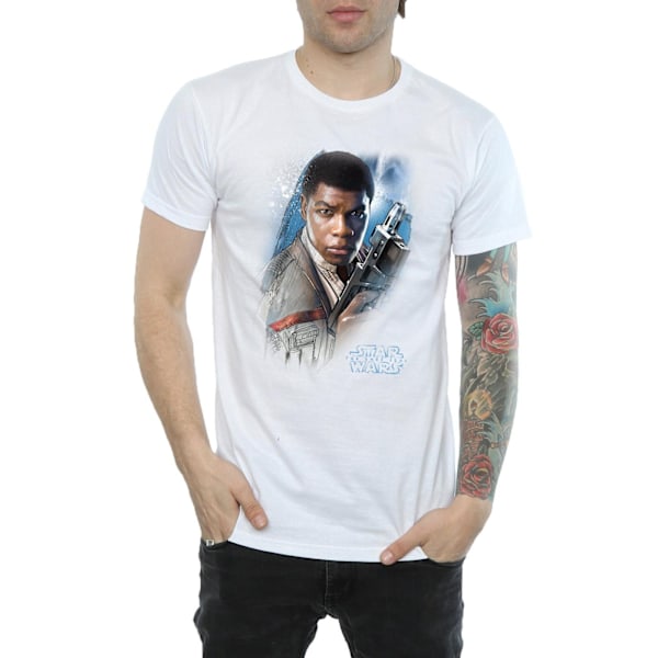 Star Wars The Last Jedi Finn Borstad T-shirt S Vit White S