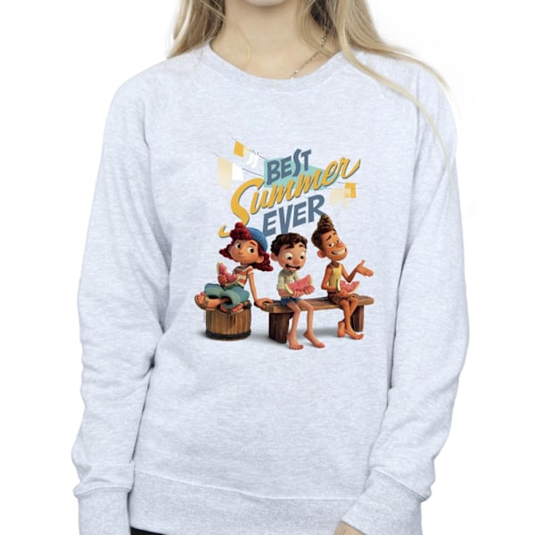 Disney Dam/Kvinnor Luca Bästa Sommaren Sweatshirt L Sport Sports Grey L