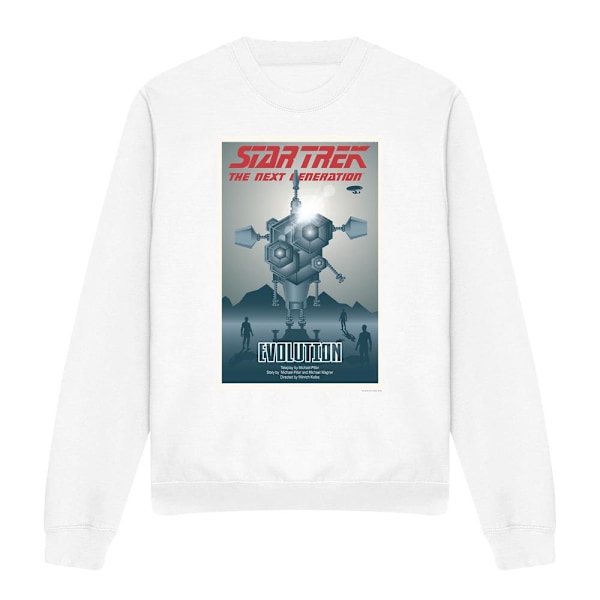 Star Trek Unisex Vuxen The Next Generation Säsong 3 Avsnitt 1 S White L