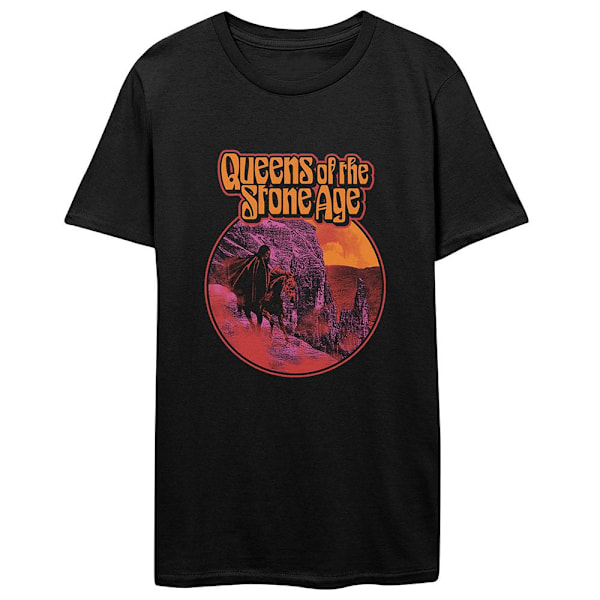 Queens Of The Stone Age Unisex Adult Hell Ride Bomull T-shirt L Black L