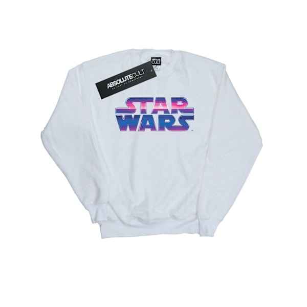 Star Wars Neon Logo Sweatshirt 3XL Vit White 3XL