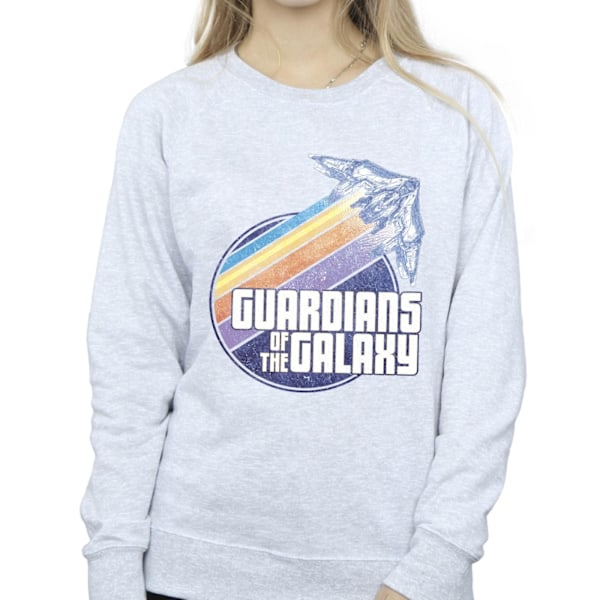 Guardians Of The Galaxy Dam/Damer Badge Rocket Sweatshirt S Sports Grey S