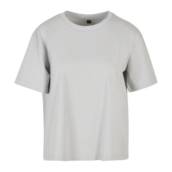 Build Your Brand Dam/Dam Oversized T-Shirt 24 UK Ljus Asfalt Light Asphalt 24 UK