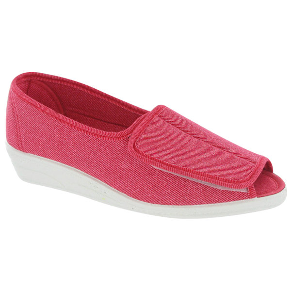 Mirak Quimper Canvas Sandal / Dam Sandaler 7 UK RÖD RED 7 UK