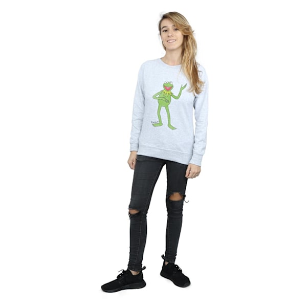 The Muppets Damkläder/Dam Classic Kermit Heather Sweatshirt L H Heather Grey L
