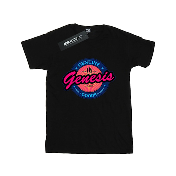 Genesis Womens/Ladies Neon Logo Bomull Boyfriend T-Shirt L Svart Black L