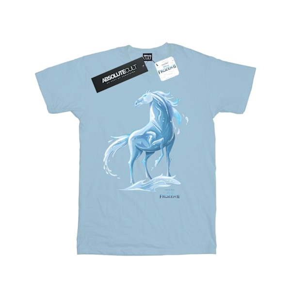 Disney Dam/Damer Frozen 2 Nokk Vattenanden Bomull Pojkvän T-shirt Sky Blue S