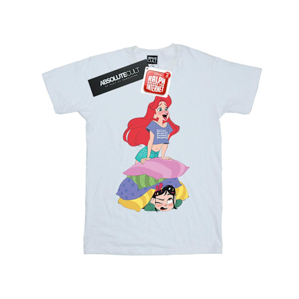 Disney Wreck It Ralph Ariel och Vanellope T-shirt 5XL Vit White 5XL