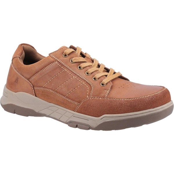 Hush Puppies Finley Läderskor för Herr 11 UK Tan Tan 11 UK