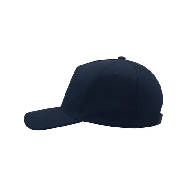 Atlantis Liberty Five Buckle Heavy Brush Cotton 5 Panel Cap One Navy One Size