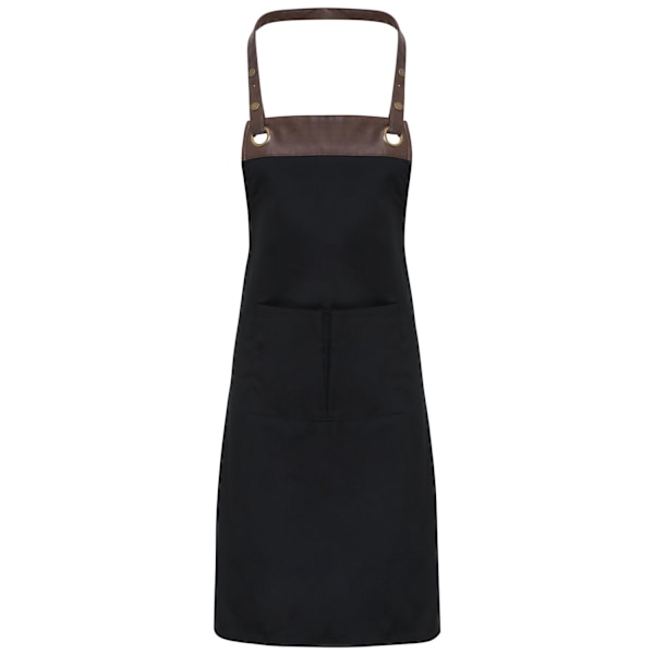 Premier Unisex Vuxen Espresso Hel Förkläde En Storlek Svart/Brun Black/Brown One Size