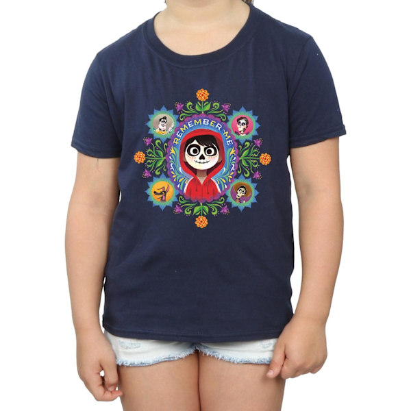 Coco Girls Remember Me Bomull T-shirt 7-8 år Marinblå Navy Blue 7-8 Years