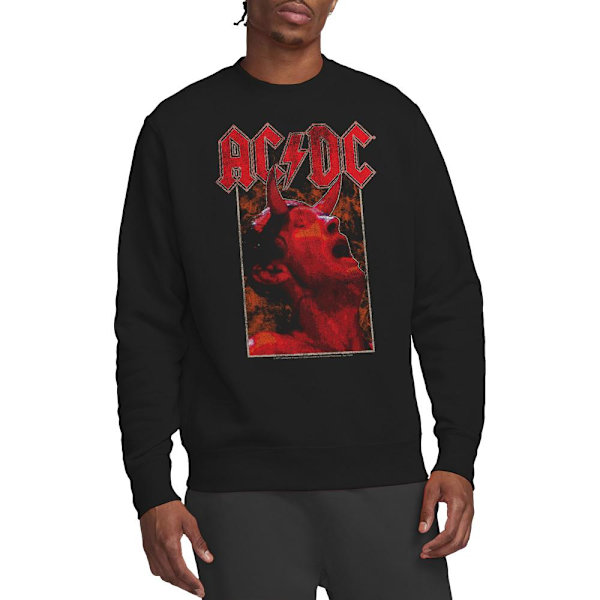 AC/DC Unisex Vuxen Horns Sweatshirt L Svart Black L