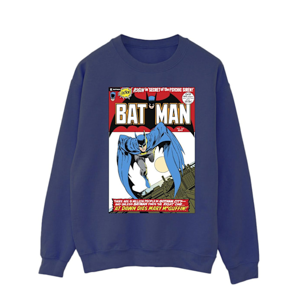 DC Comics Herr Löpartröja Batman Cover Sweatshirt M Marinblå Navy Blue M