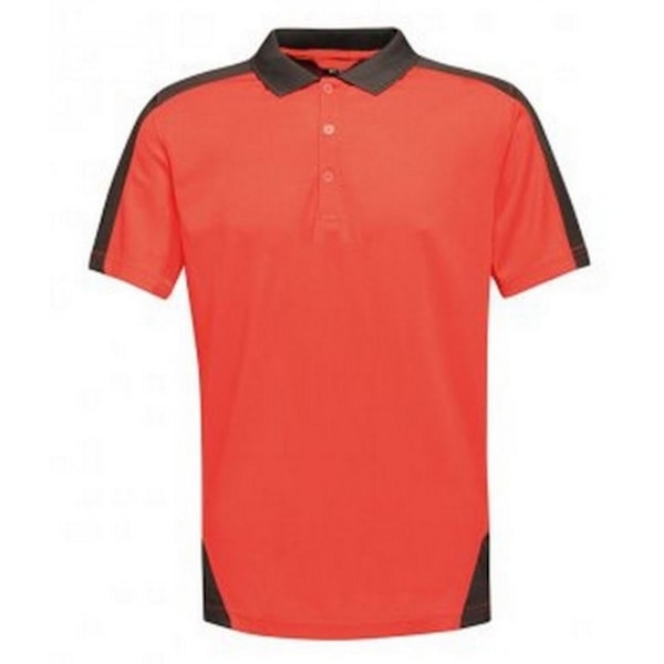 Regatta Contrast Coolweave Pique Poloskjorta M Classic Röd/Svart Classic Red/Black M