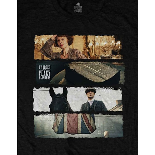 Peaky Blinders Unisex Adult Slices T-Shirt XL Svart Black XL