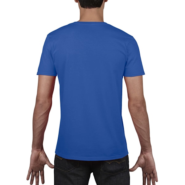 Gildan Soft Style V-halsad T-shirt med kort ärm för män, M, Royal Royal M