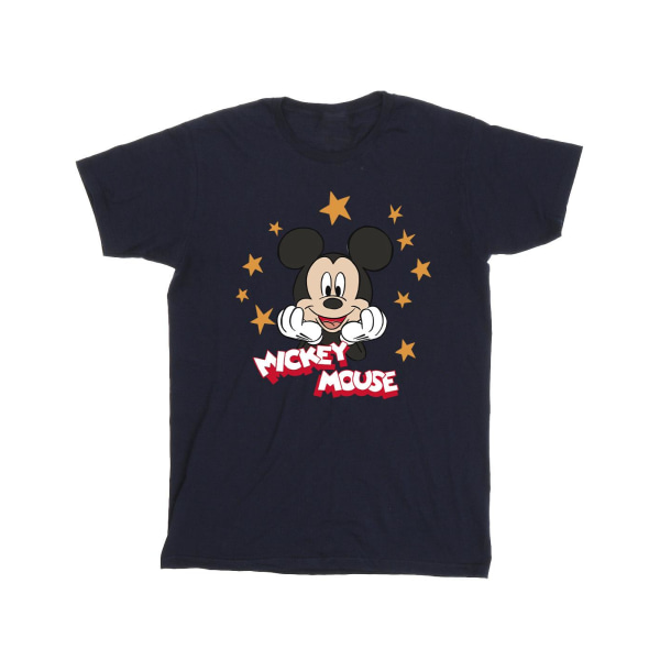 Disney Boys Mickey Mouse Stars T-shirt 5-6 år Marinblå Navy Blue 5-6 Years