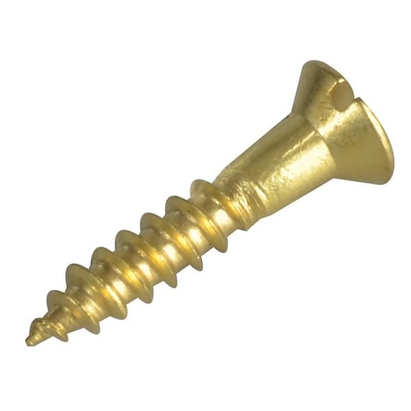 Forgefix Träskruvar, Spårskruv, Försänkt, Mässing 3/4 tum x 6 ForgePack 2 Multi Colour 3/4in x 6 ForgePack 25