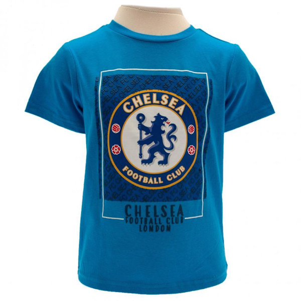 Chelsea FC Barn/Barn T-shirt 3-6 månader Blå Blue 3-6 Months