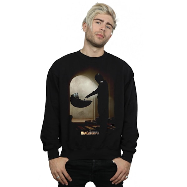 Star Wars Herr The Mandalorian Find The Child Sweatshirt 4XL Svart Black 4XL