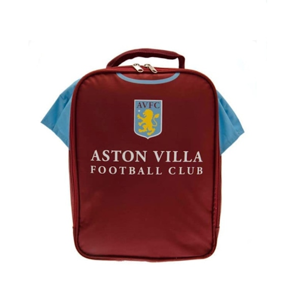 Aston Villa FC Kit Lunchväska One Size Vinröd/Himmelsblå Claret Red/Sky Blue One Size