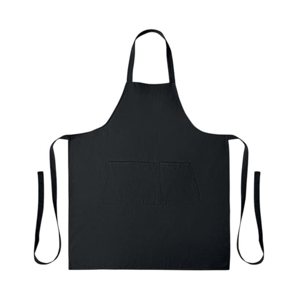 MidOcean Gamma Haklappsförkläde i ekologisk bomull, en storlek, svart Black One Size