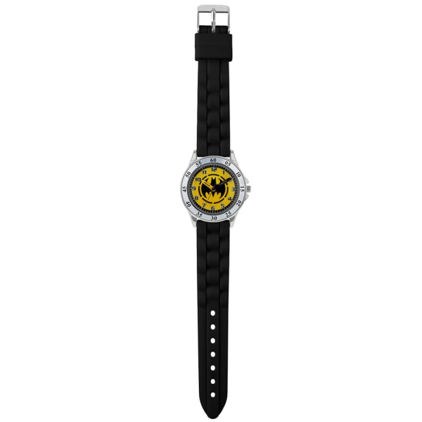Batman Barn/Barn Time Teacher Analog Watch One Size Blac Black/Yellow/Silver One Size