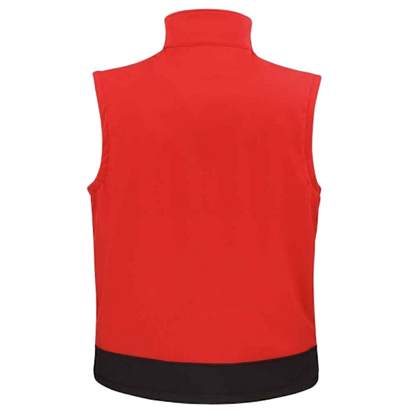 Result Herr Soft Shell Bodywarmer M Röd/Svart Red/Black M