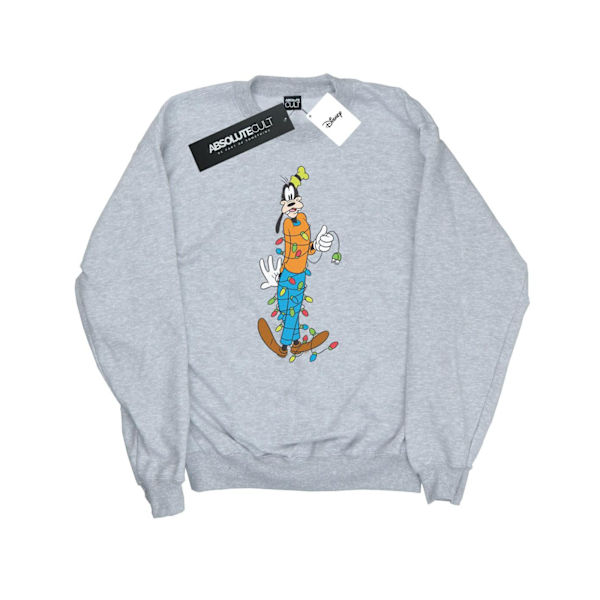 Disney Goofy Julbelysning Sweatshirt L Sports Grey Sports Grey L
